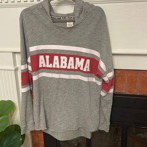 PINK by Victoria’s Secret ALABAMA Roll Tide long sleeve hooded shirt medium